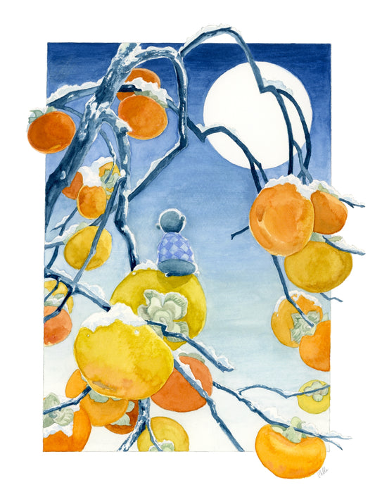 Persimmons in Winter